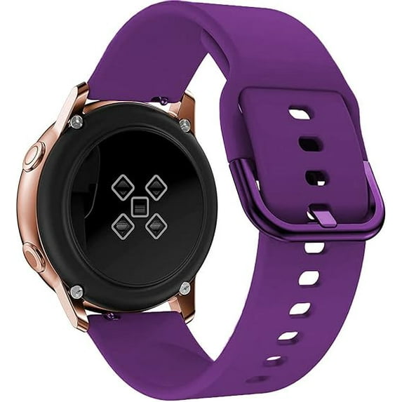 KOMI for Samsung Galaxy Watch 5 Band 40mm 44mm/Galaxy Watch 5 Pro Bands 45mm,20mm Soft Sport Strap for Galaxy Watch 5 Dark Purple