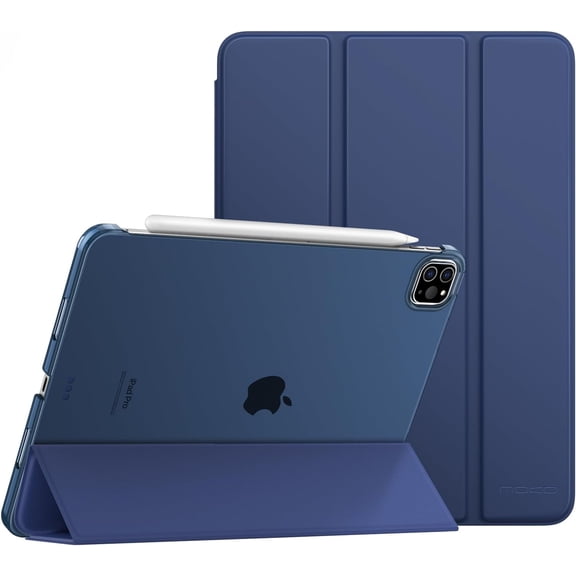 KOMI for iPad Pro 11 Inch Case (4th/3rd Generation,2022/2021),Slim Trifold Hard PC Back Shell Protective Smart Cover Case for iPad Pro 11 Inch 4th Genation with Auto Wake/Sleep