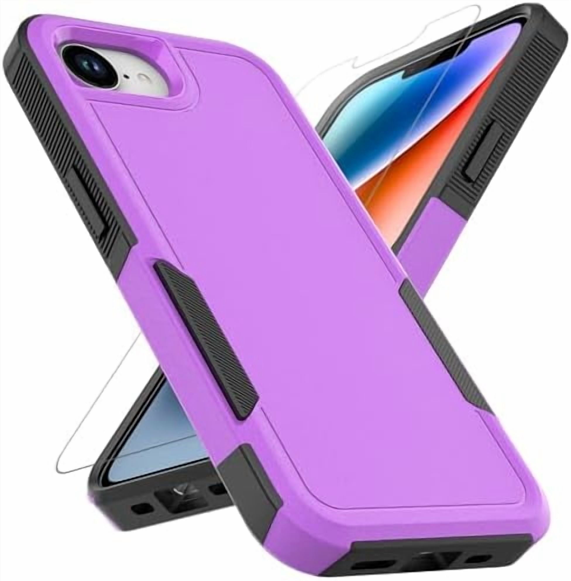 KOMI iPhone 16E Case: Dual Layer Protective Heavy Duty Cell Phone Cover Shockproof Rugged with HD Screen Protector - Military Protection Bumper Tough ... KOMI iPhone 16E Case: Dual Layer Protective Heavy Duty Cell Phone Cover Shockproof Rugged with HD Screen Protector - Military Protection Bumper Tough ...