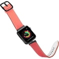 thumbnail image 1 of KOMI iWatch 38mm 42mm 49mm Watch Band,Genuine Leather Replacement Strap Compatible with Apple Watch Ultra 49mm/Apple Watch Series 3/2/1,Reversible Double Color, 1 of 8
