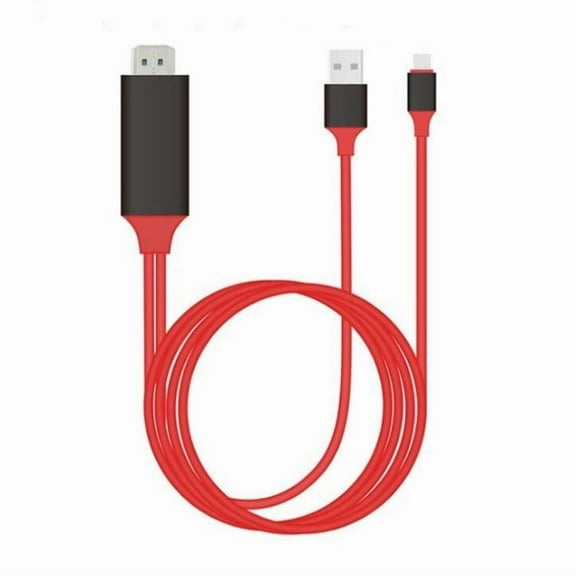 KOMI is suitable for Apple lightning to hdmi HD line phone to TV projection line 1080P