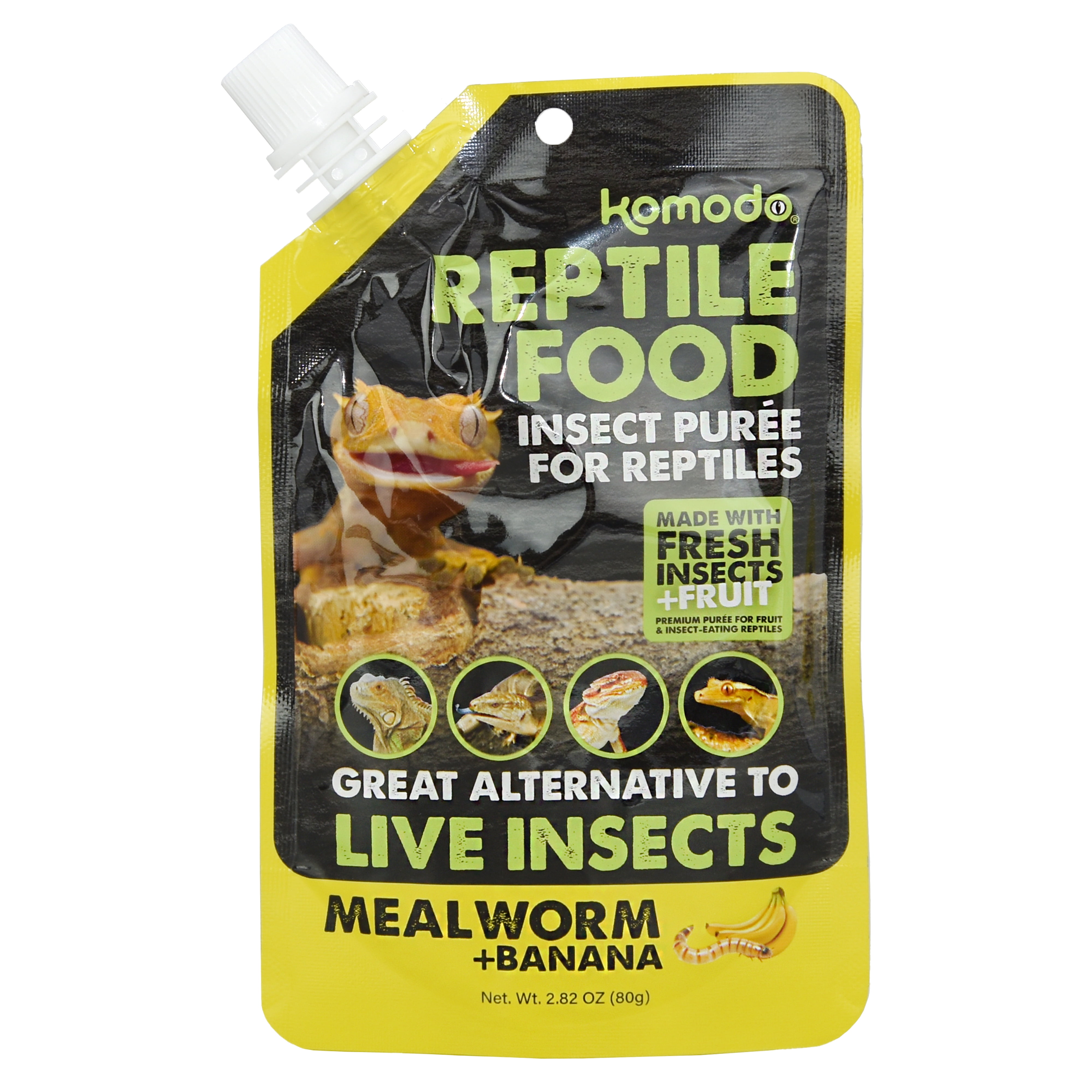 Komodo Reptile Food Insect Puree, Mealworm and Banana