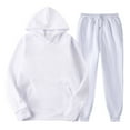 thumbnail image 1 of KOMOO Men 2Pcs Tracksuit Outfit Athletic Jogging Sports Hoodie Sweatpants Summer Fall Sweatsuits, 1 of 9