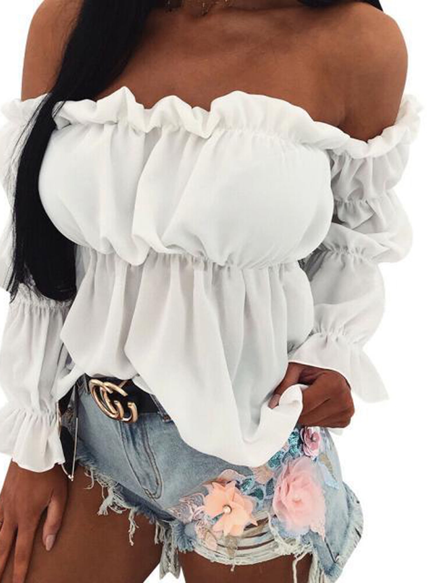 【Andequal】volume off shoulder blouse volume off shoulder blouse – andequal
