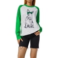 thumbnail image 1 of KOMOO Women Printed Sweatshirts Cartoon Rabbit Print O-Neck Long Sleeve Hoodies Loose Pullover Tops, 1 of 10