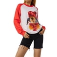 thumbnail image 1 of KOMOO Women Printed Sweatshirts Cartoon Rabbit Print O-Neck Long Sleeve Hoodies Loose Pullover Tops, 1 of 10