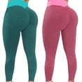thumbnail image 1 of KOMOO Women's Plus Yoga Pants 2 Pieces Elastic High Waist Leggings Long Sweatpants Joggers Pants, 1 of 5