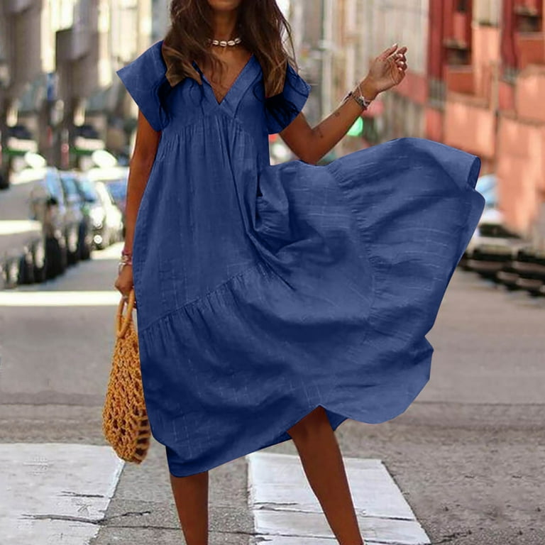 Walmart womens summer best sale dresses
