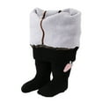 thumbnail image 1 of KONDYS Baby Girl Fleece Tight Toddler Thick Stocking Leggings Knit Footed Tight Girl Warm Winter Pantyhose With Bowknot Cute Practical Baby Care, 1 of 4