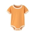 thumbnail image 1 of KONDYS Baby Girls Bodysuits Soft Romper Outfit Comfortable Breat ble Casual Outfit For 0-24 Months Cute Variety Onesie Bodysuits For Baby, 1 of 4