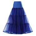 thumbnail image 1 of KONDYS Boneless A Hem Wedding Dress Long Petticoat Tutu Skirt Beautiful Stylish Women's Skirt, 1 of 3