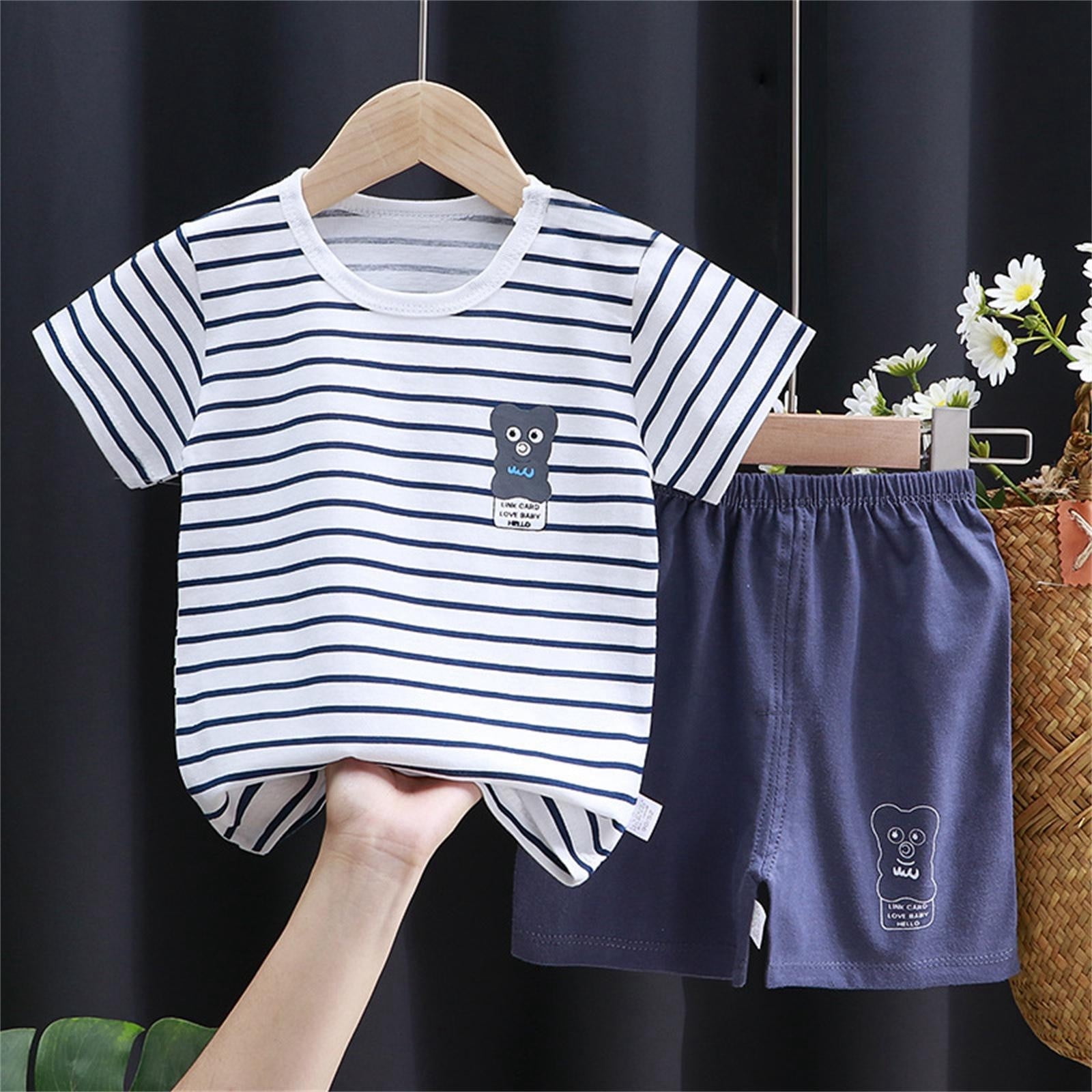 Boys Stylish Dollar Print Summer Co-Ord Set – Soft Cotton T-Shirt & Shorts Outfit