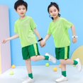 thumbnail image 1 of KONDYS Boy Summer Clothing Set Short Sleeve Patchwork Color Breathable Mesh Tops Shorts Casual Outfit for Boys for 2-3Y, 1 of 4
