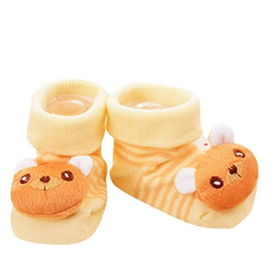 KONDYS Cartoon Baby Girls Boys Anti- Socks Slipper Shoes Boots Cute Practical Baby Care