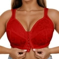 thumbnail image 1 of KONDYS Front Closure Seamless Bra With Adjustable Design For Natural Shaping And Comfort Sexy Cozy Elastic Women's Bra, 1 of 6