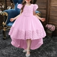 thumbnail image 1 of KONDYS Girl Dress Children Flower Lace Formal Long Gown Princess Dress for Wedding Birthday Party Size 11-12Y, 1 of 4