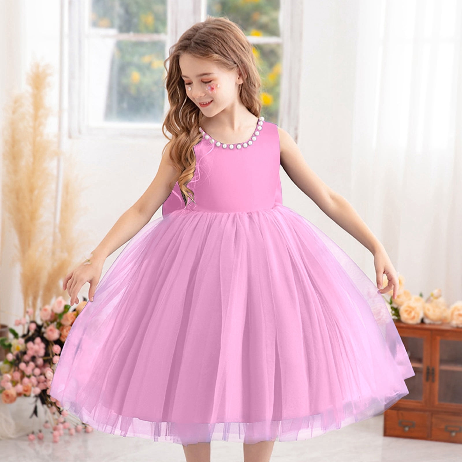 open lace back dress Luxury Princess Dress