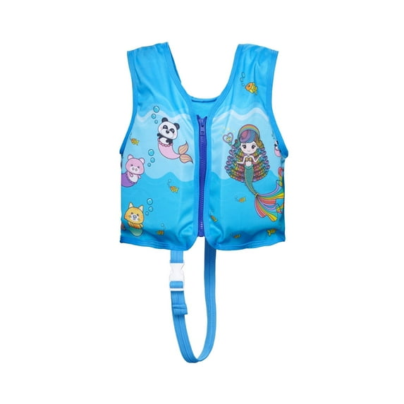 KONDYS Girls Swimsuit Swimwear Life Jacket Buoyancy Flotage Swimming Vest Learning Swimming Training Suit Cute Swimming Suits 2-8Y