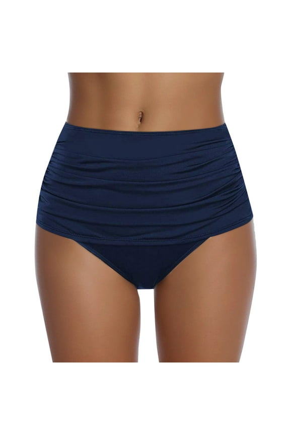 High Waisted Bikini Swimsuit Bottom for Women Tummy Control Bathing Suit Bottoms Swim Bottom Swimwear