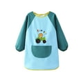 thumbnail image 1 of KONDYS Kids Art Smock Boys Long Sleeve Painting Apron With Adjustable Straps For Preschool Kindergarten Activities Breathable Cozy Beautiful Children Shirts, 1 of 4