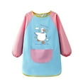thumbnail image 1 of KONDYS Kids Art Smock Long Sleeve Painting Apron For Boys Toddler Artist Protective Coverall With Easy Wear Washable Breathable Cozy Beautiful Children Shirts, 1 of 3