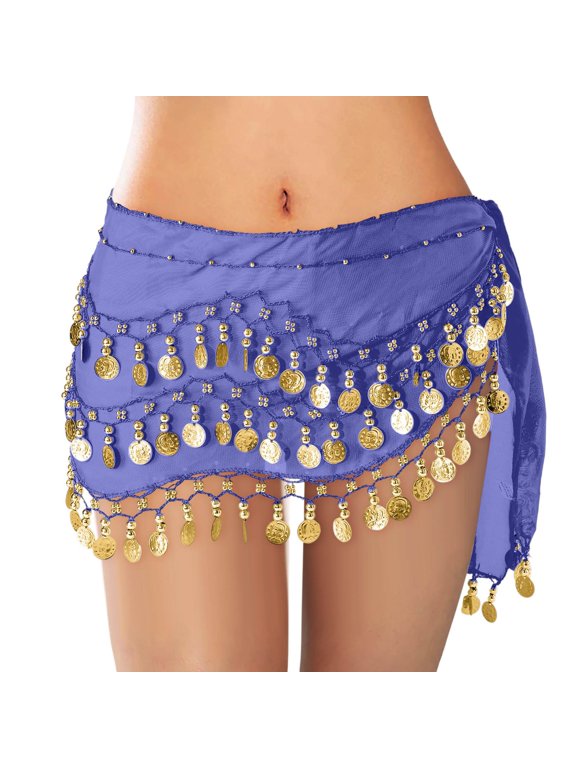 Women's Belly Dance Scarf Wrap Skirt Waistband Flowy Bohemian Gypsy Skirt For Performances And Parties Beautiful Stylish Women's Skirt