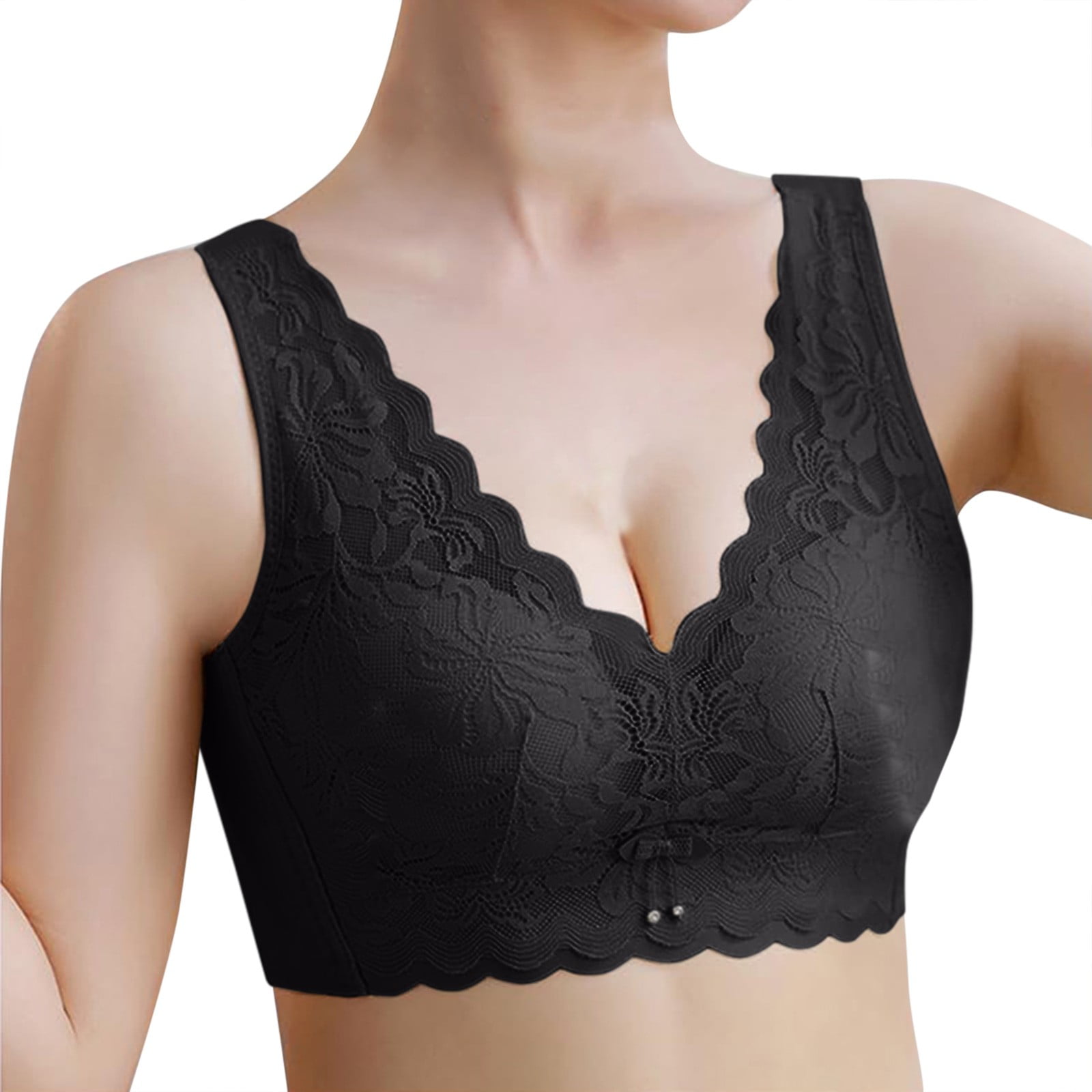 Powerful Push Up Seamless Sports Bra – Wireless, Supportive & Comfortable For Women, Plus Size Available