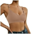 thumbnail image 1 of KONDYS Women's Seamless Sports Bra Sexy Beautiful Back Gathers Comfortable Ladies Underwear Without Rims, 1 of 5
