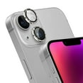 thumbnail image 1 of KONEE Camera Lens Protector Compatible with iphone 14 /14 Plus, Anti Scratch Tempered Glass Camera Screen Protector, Bling Individual Lens Cover for iPhone 14 / iPhone 14 Plus - Silver Glitter, 1 of 7