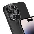 thumbnail image 1 of KONEE Camera Lens Protector Compatible with iphone 14 Pro/14 Pro Max, Anti Scratch Tempered Glass Camera Screen Protector, Individual Lens Cover for iPhone 14 Pro/ iPhone 14 Pro Max - Black Glitter, 1 of 7