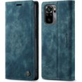 thumbnail image 1 of KONEE Case Compatible with Samsung Galaxy A52 5G/ A52 4G/ A52s 5G PU Leather Wallet with Card Slots Retro Luxury Shockproof Protective Case Cover for Samsung Galaxy A52 5G/ A52 4G/ A52s - Blue, 1 of 8