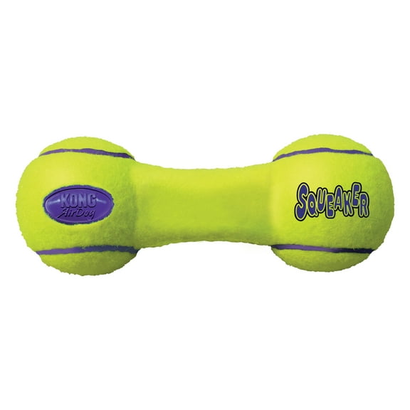 KONG AirDog Squeaker Dumbbell Dog Toy, Small, for Dogs up to 20 lbs