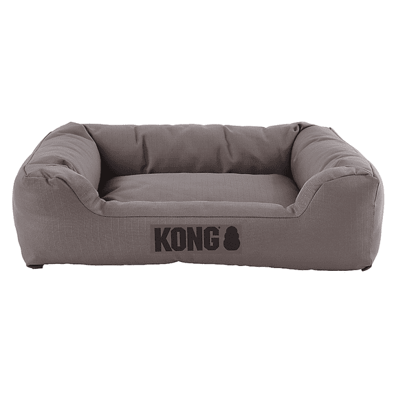 KONG Bolster Cuddler Dog Bed (Gray)