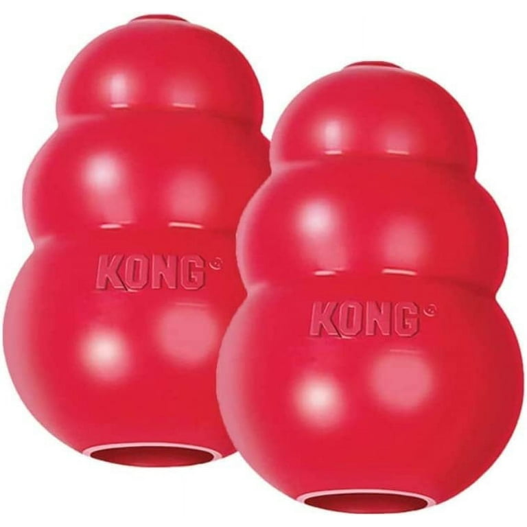 KONG Classic Medium Dog Toy Red Medium Pack of 2 Walmart