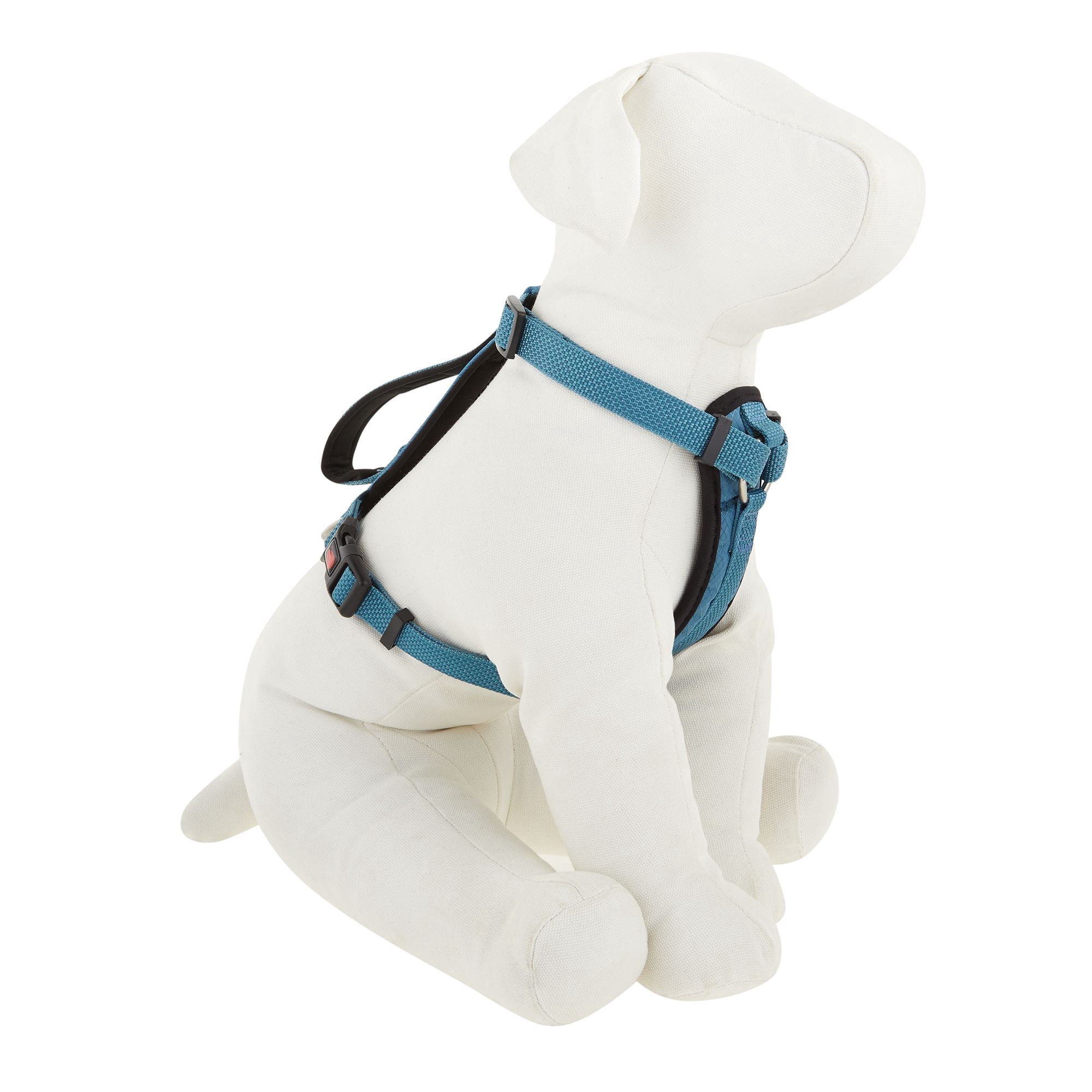 KONG Comfort Padded Chest Plate Dog Harness (Medium, Blue)