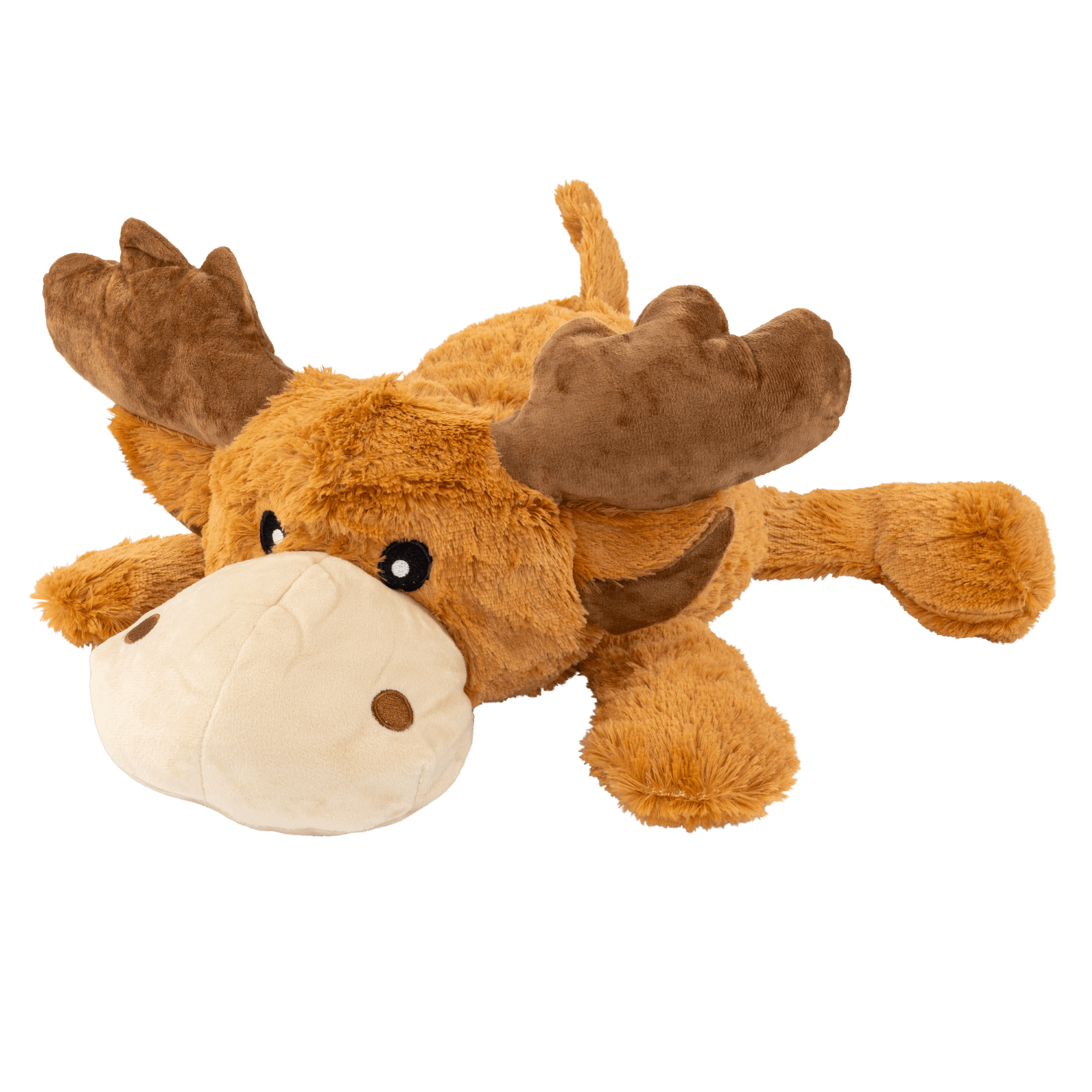 KONG® Cozie™ Plush Dog Toy with Squeaker, Marvin the Moose, Jumbo