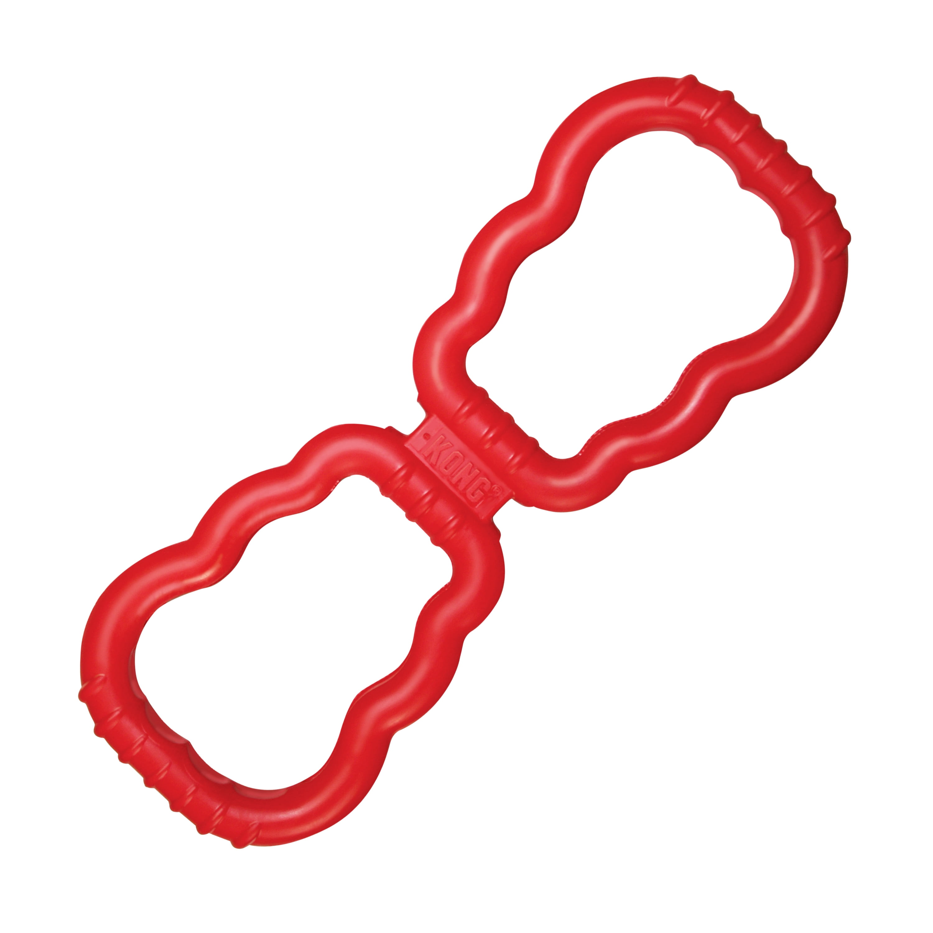Walmart Deal of KONG Durable Natural Rubber Tug and Play Dog Toy with Comfortable Grips, Red