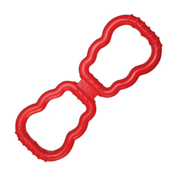 KONG Tug Comfortable Grips Dog Toy, Red, Medium
