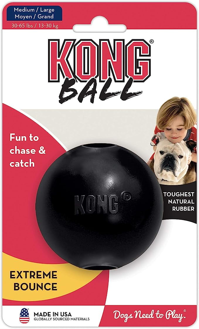 Kong Stuff-A-Ball Medium- Kong Dog Toys- Made in USA Dog Toy