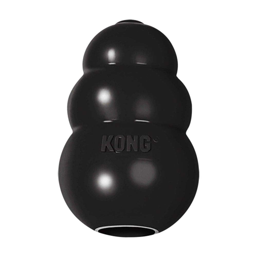 KONG Extreme Dog Toy Toughest Natural Rubber, Black Fun to Chew