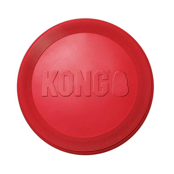 KONG® Classic Flyer Soft Catch Dog Toy, Red, Large for Average Chewers