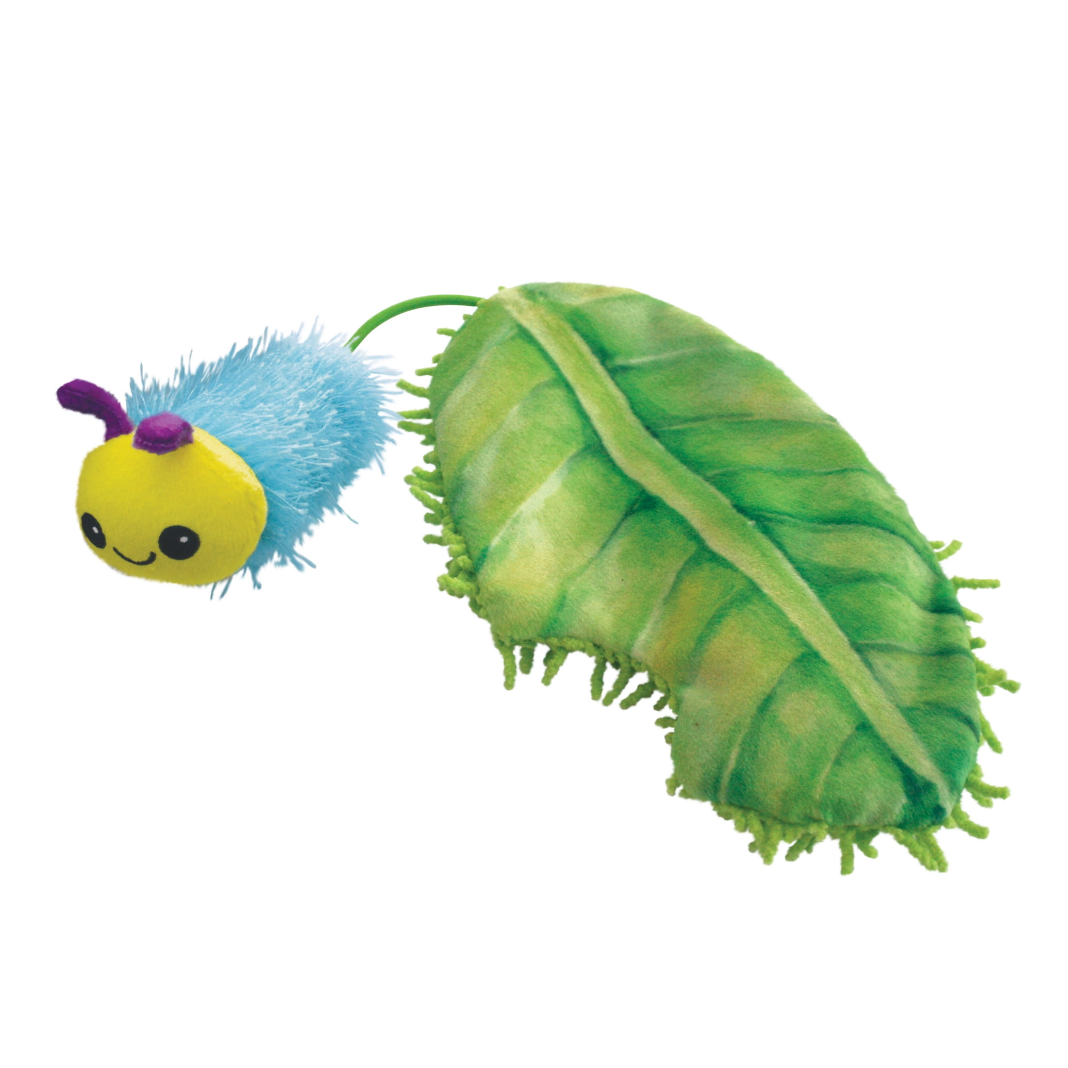 KONG Flingaroo™ CATerpillar Cat Toy for Natural Wrestling Play, with Premium North American Catnip