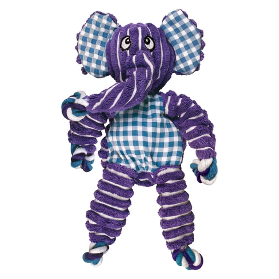 KONG® Floppy Knots Squeaker Dog Toy, Elephant, Small/Medium