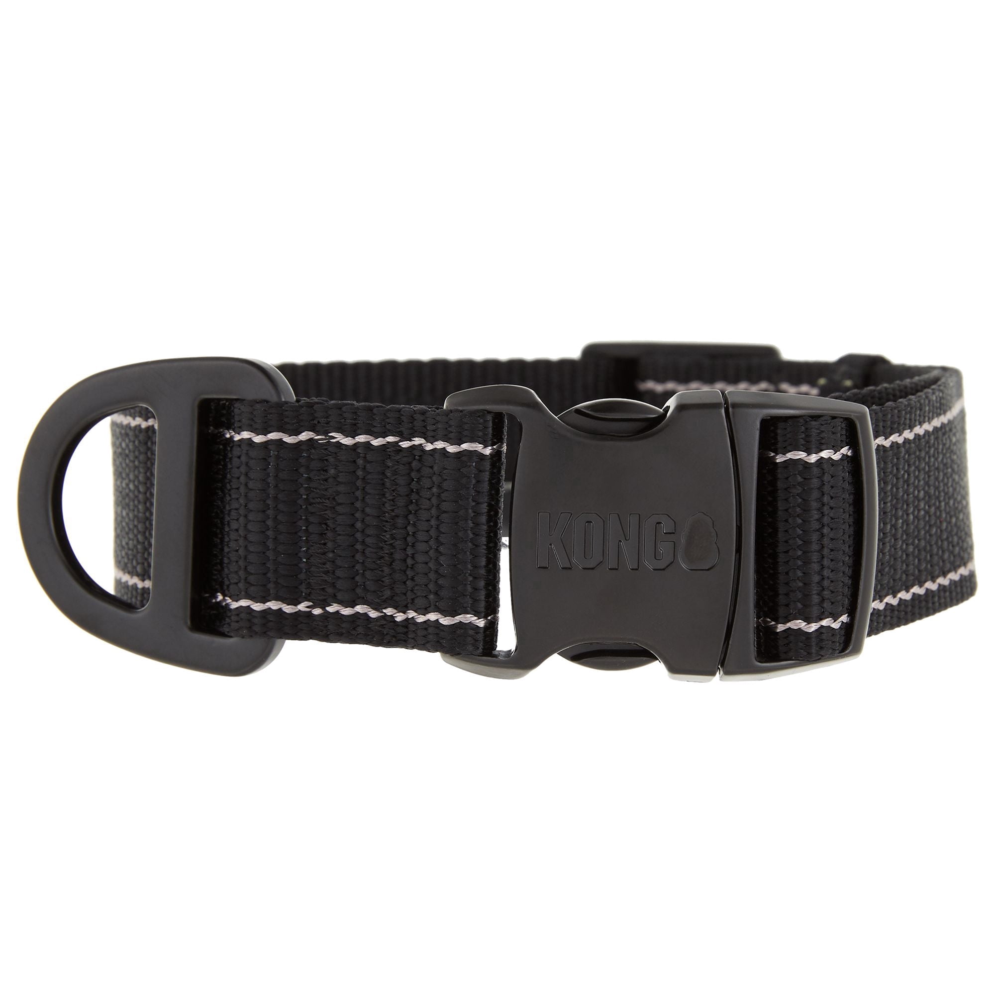 KONG Max HD Ultra Durable Dog Collar (Medium, Black)
