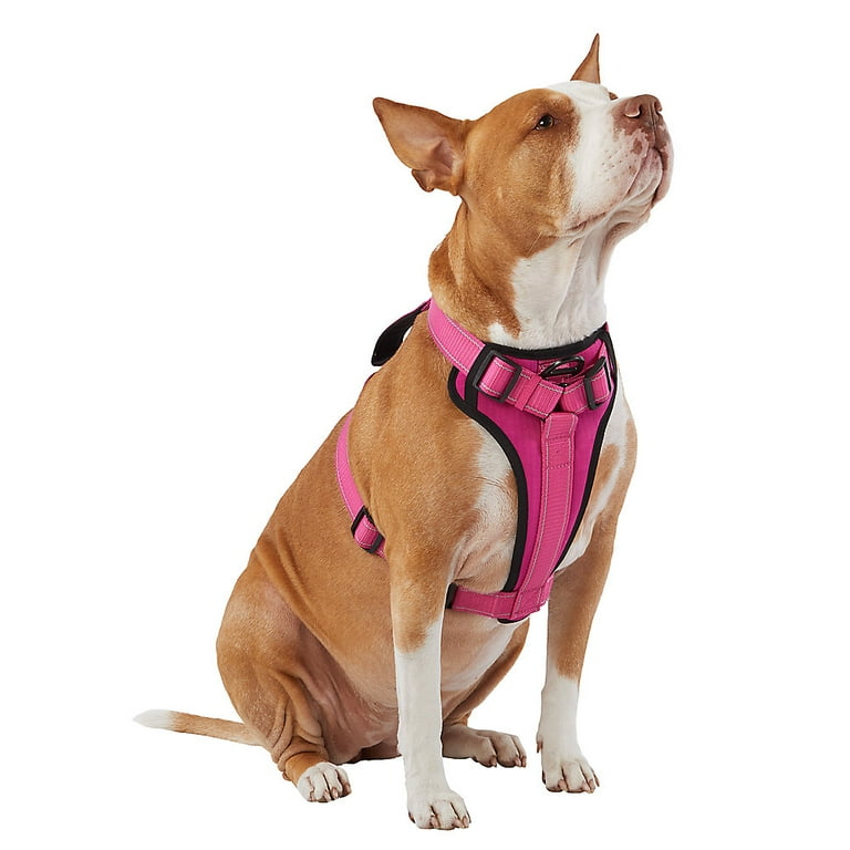 KONG Max Ultra Durable Neoprene Padded Chest Plate Dog Harness offered by The Barker Company Pink Large Walmart