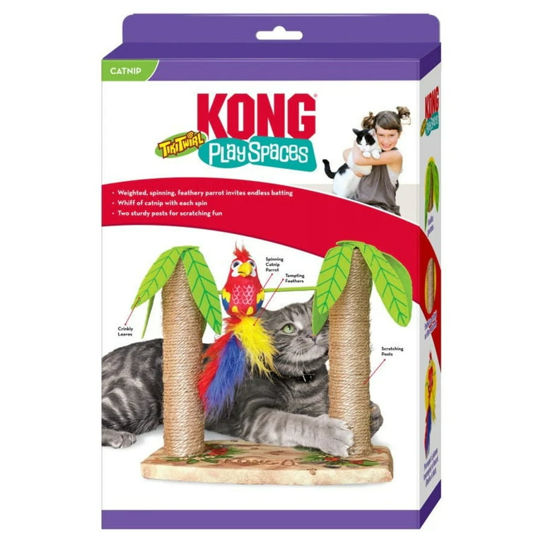Kong Cat Play Spaces Tiki Twirl Kong Cat Play Spaces Tiki Twirl
