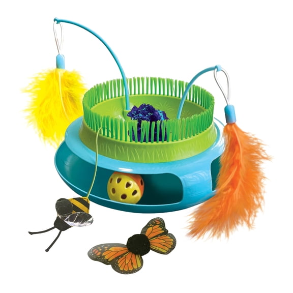 KONG Playground Garden Multi-Sensory Cat Toy, with Premium North American Catnip