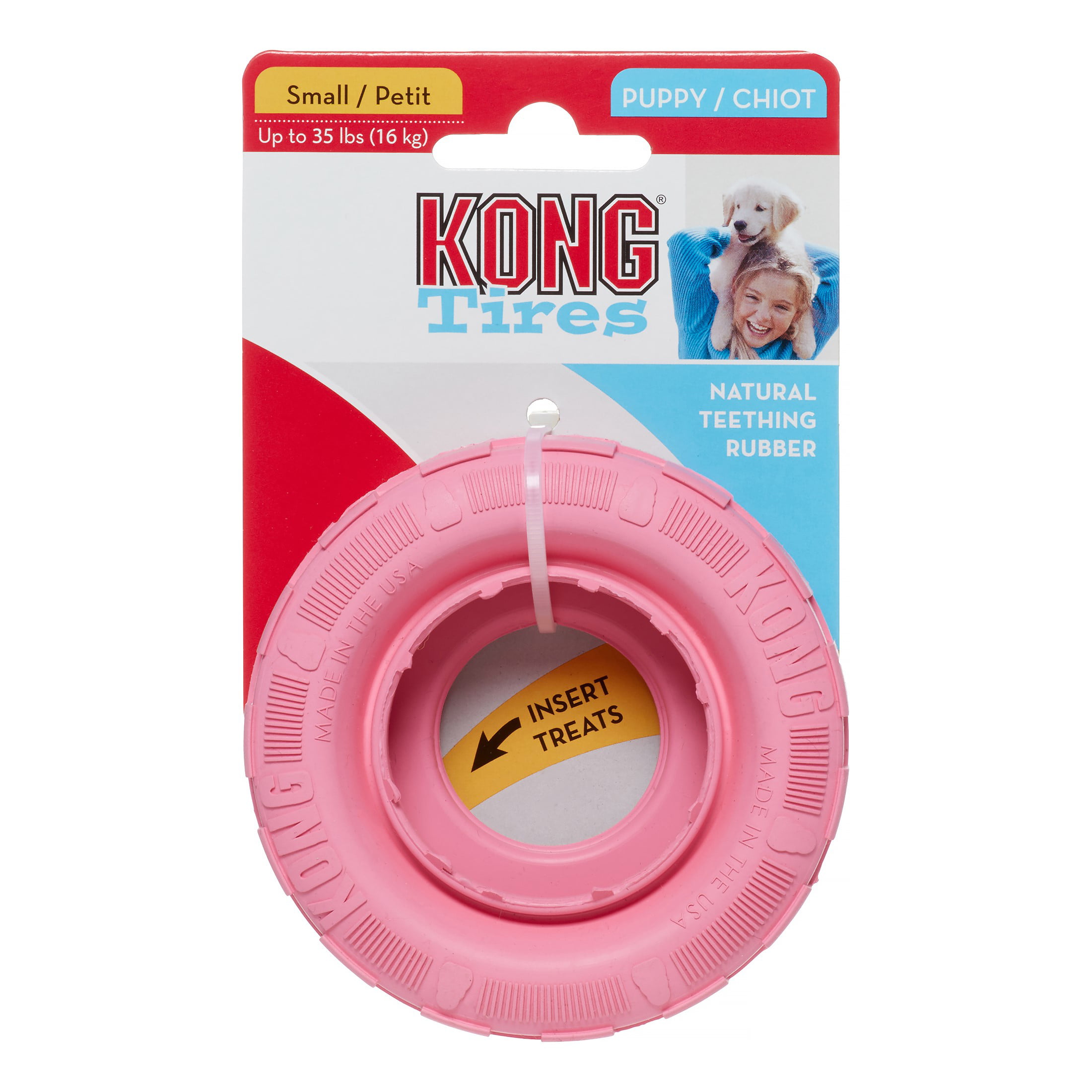 KONG Puppy X-SMALL Rubber Teething Dog Treat Chew Toy EXTRA SMALL
