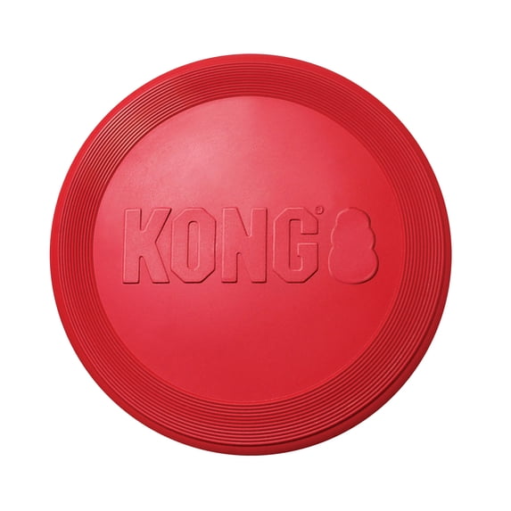 KONG® Classic Flyer Soft Catch Dog Toy, Red, Small