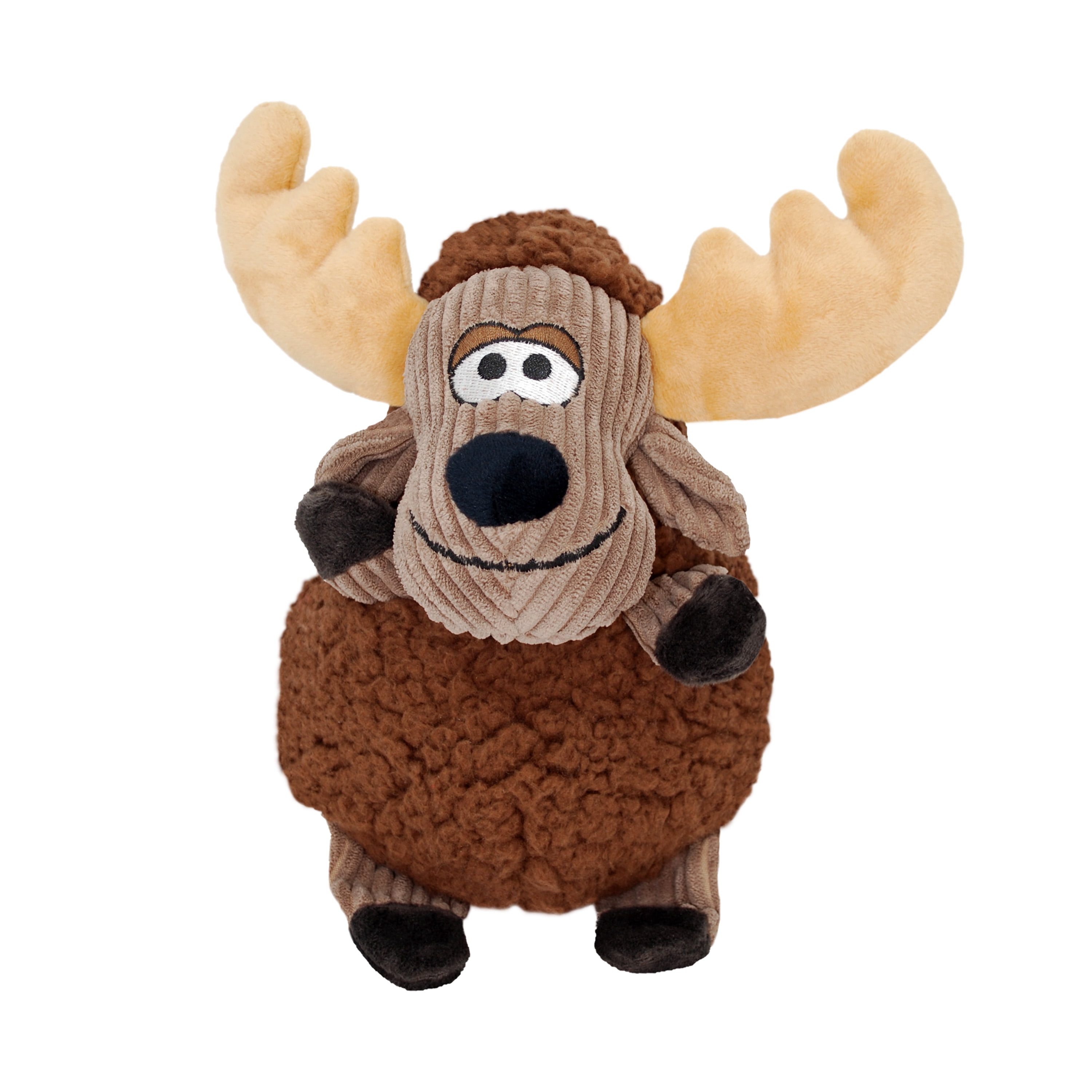 KONG® Sherps Floofs Ultra-Soft Plush Dog Toy, Moose, Medium